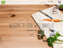 Tablet Screenshot of cookwithdanielle.com